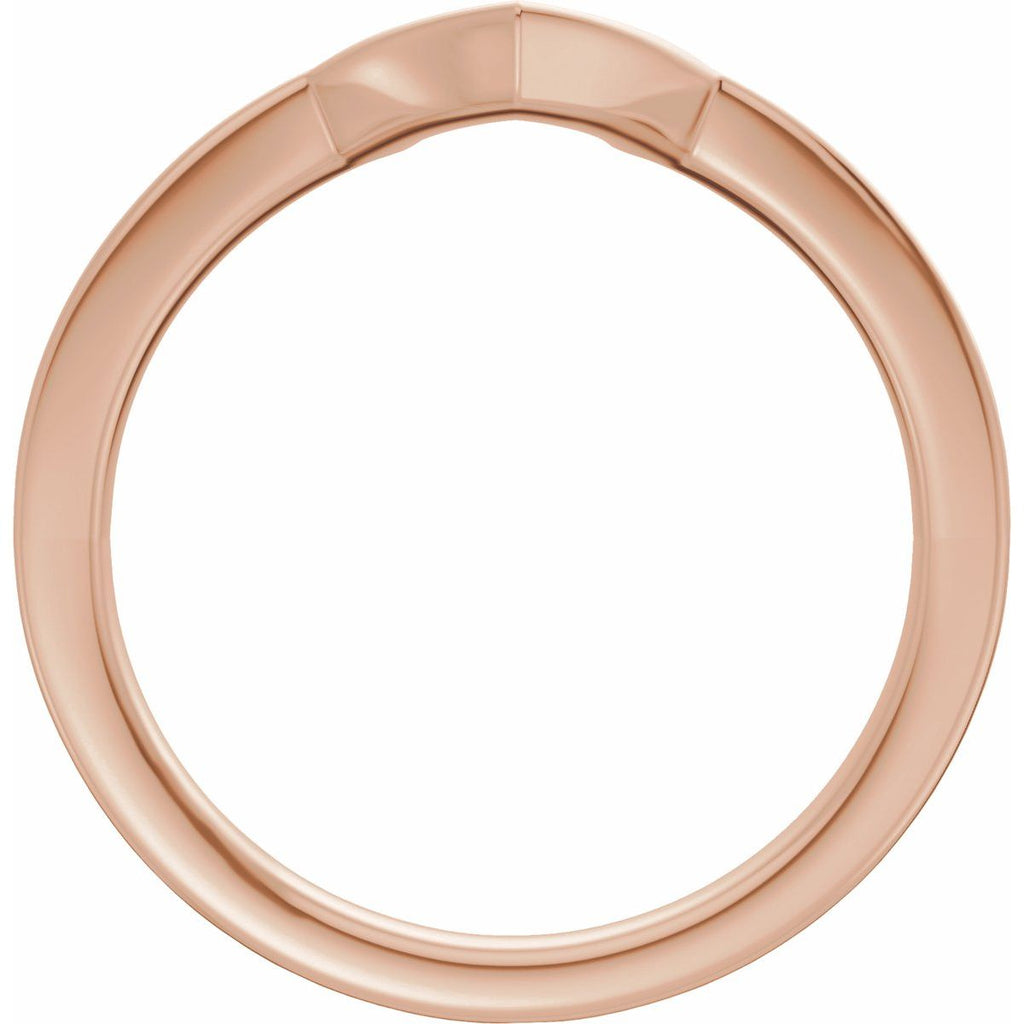 Claw-Prong Solitaire Bezel-Style Engagement Ring or Band