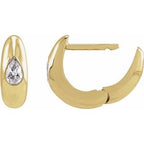 Accented Hoop Earrings