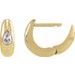 Accented Hoop Earrings