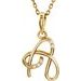Initial Necklace or Pendant