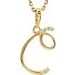 Initial Necklace or Pendant