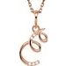 Initial Necklace or Pendant