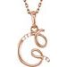 Initial Necklace or Pendant