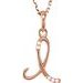 Initial Necklace or Pendant