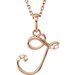 Initial Necklace or Pendant