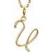 Initial Necklace or Pendant