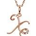 Initial Necklace or Pendant