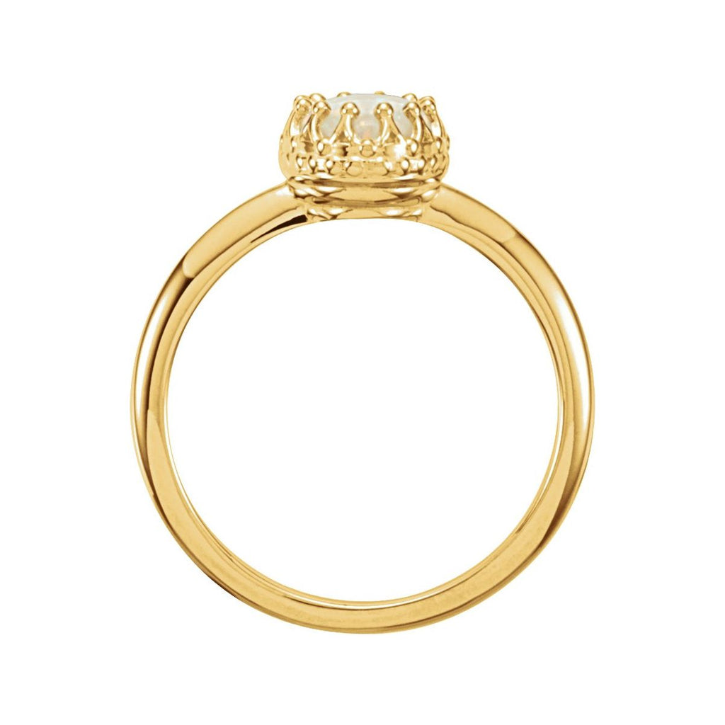 Crown Cabochon Ring