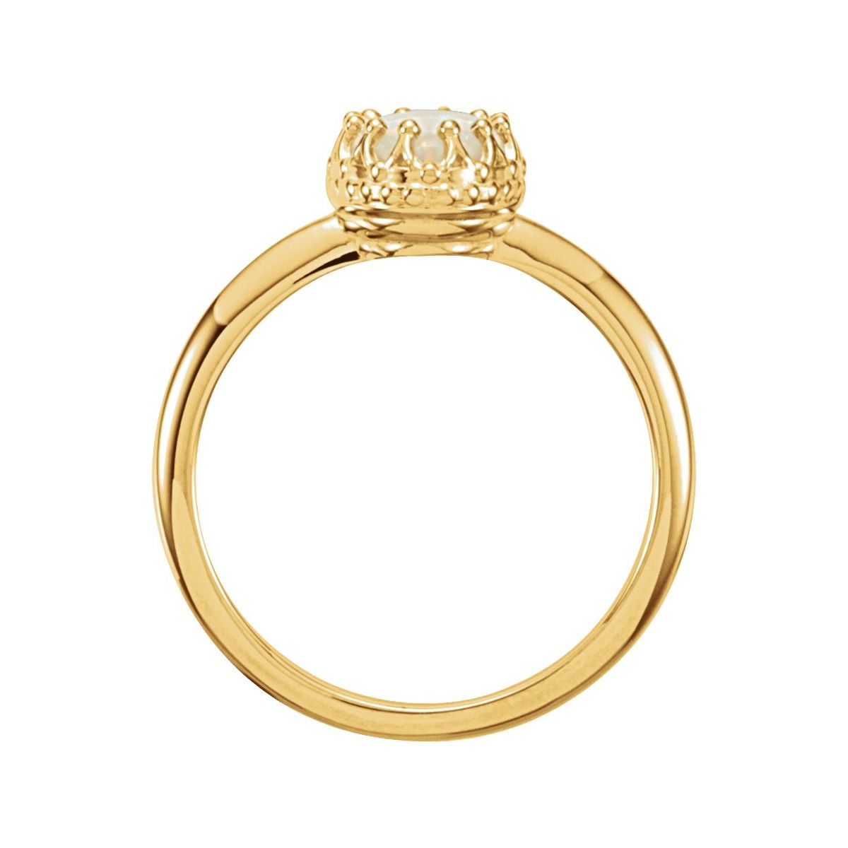 Crown Cabochon Ring