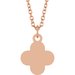Engravable Clover Necklace or Pendant
