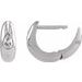Accented Hoop Earrings