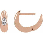 Accented Hoop Earrings