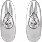 Accented Hoop Earrings
