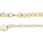 Hollow Bead Necklace