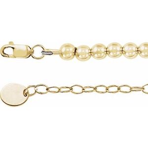Hollow Bead Necklace