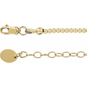 Hollow Bead Necklace