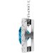 Bezel-Set Halo-Style Necklace or Pendant