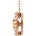 Bezel-Set Halo-Style Necklace or Pendant