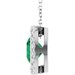 Bezel-Set Halo-Style Necklace or Pendant
