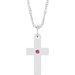 Accented Cross Necklace or Pendant