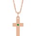Accented Cross Necklace or Pendant