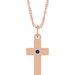 Accented Cross Necklace or Pendant
