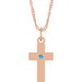 Accented Cross Necklace or Pendant