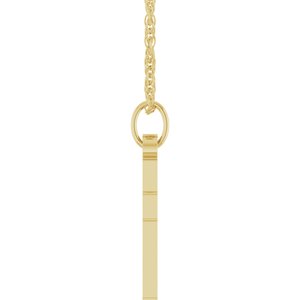 Accented Cross Necklace or Pendant
