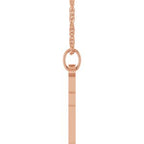 Accented Cross Necklace or Pendant