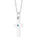 Accented Cross Necklace or Pendant