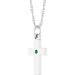 Accented Cross Necklace or Pendant