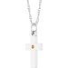 Accented Cross Necklace or Pendant