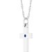 Accented Cross Necklace or Pendant