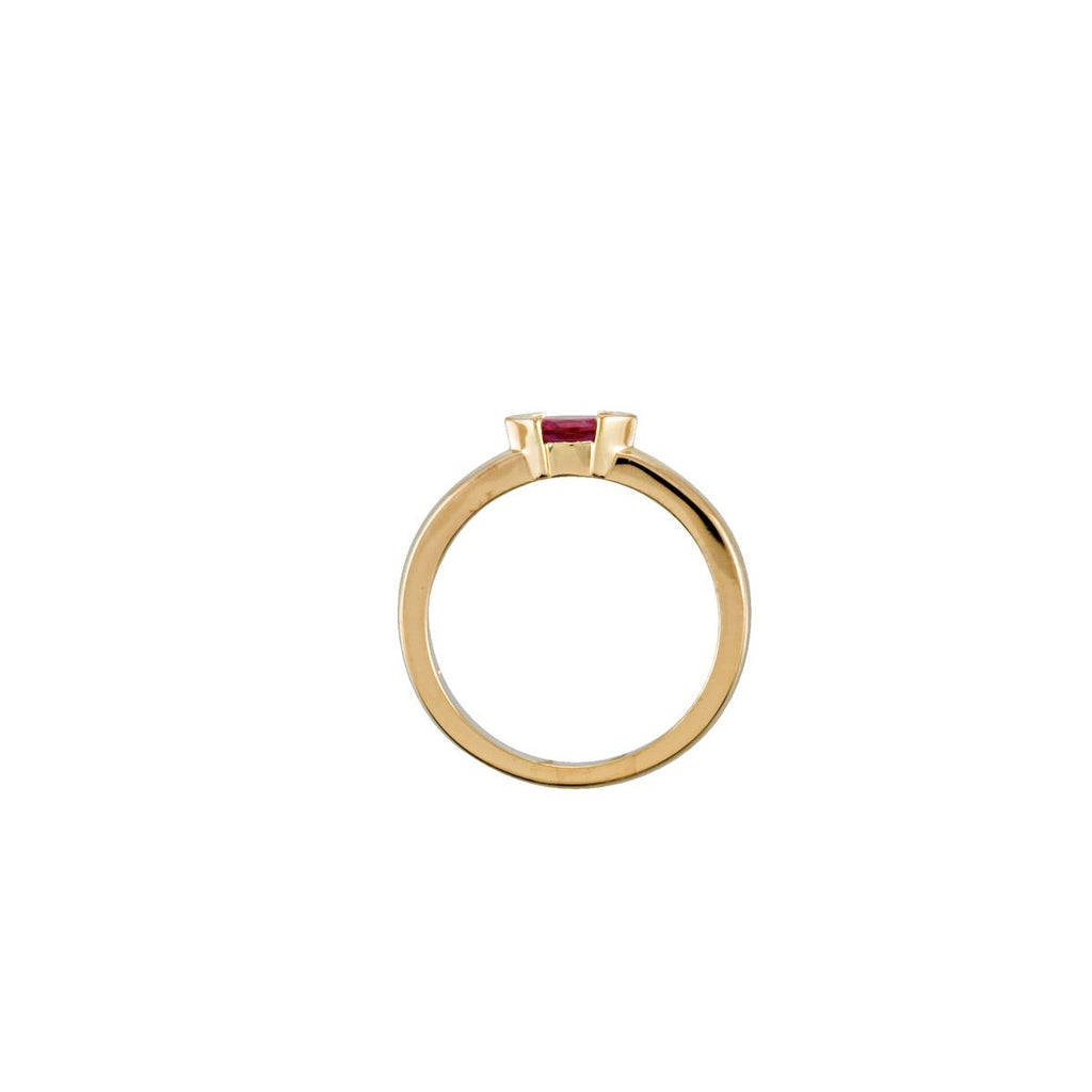 Half-Bezel Family Stackable Ring