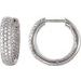Inside-Outside Huggie Hoop Earrings