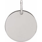 Engravable Circle Charm/Pendant