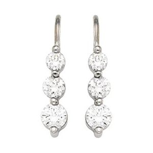 Three-Stone Earrings