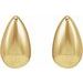 Teardrop Stud Earrings