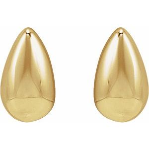 Teardrop Stud Earrings