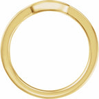 Claw-Prong Solitaire Bezel-Style Engagement Ring or Band