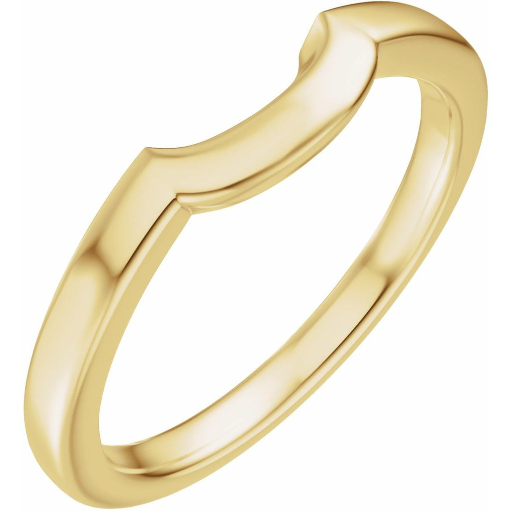 Claw-Prong Solitaire Bezel-Style Engagement Ring or Band
