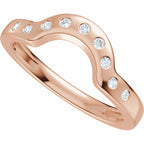 Accented Bezel-Style Engagement Ring or Band