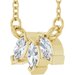 Three-Stone Necklace or Center