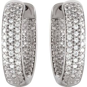 Inside-Outside Huggie Hoop Earrings
