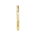Milgrain Edge Sculptural Anniversary Band