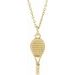 Tennis Racket Necklace or Pendant