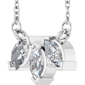 Three-Stone Necklace or Center