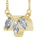 Three-Stone Necklace or Center