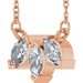 Three-Stone Necklace or Center