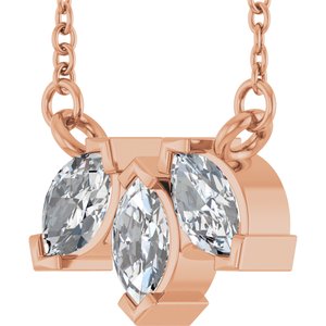 Three-Stone Necklace or Center